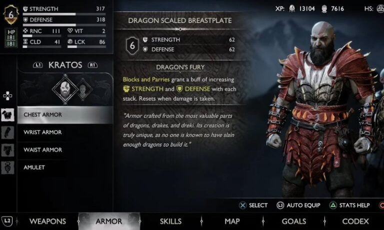 God Of War Ragnarok Dragon Scaled Armor Wiki Guide GamesRecon   How To Craft The Dragon Scaled Armor God Of War Ragnarok 768x461 