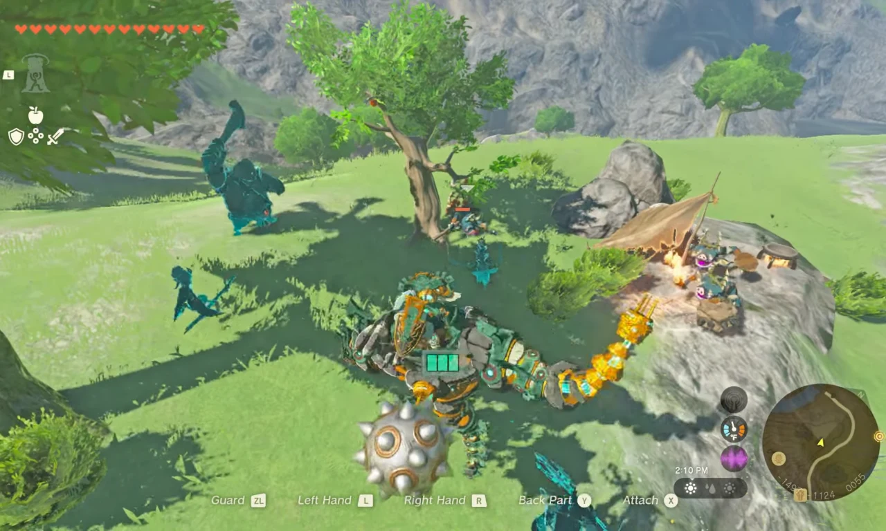 Controlling Mineru's Construct in Zelda TOTK