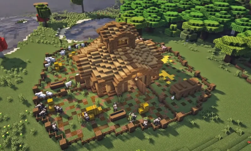 Minecraft Range Animal Barn