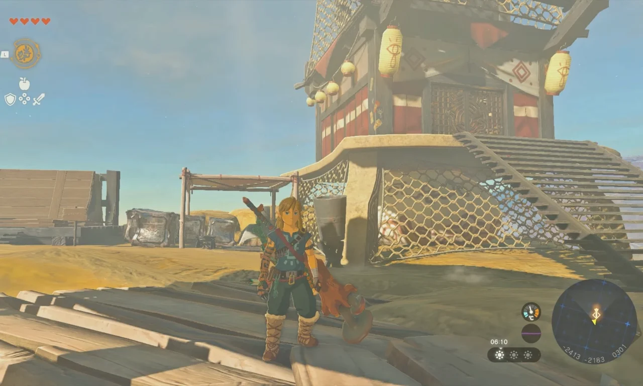Gerudo Canyon Skyview Tower Location - The Legend of Zelda Tears of the Kingdom