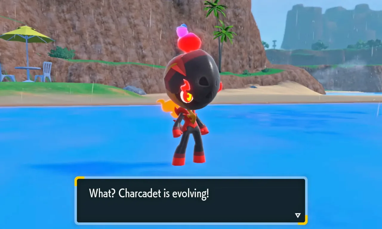 A guide to evolve Charcadet into Armarouge and Ceruledge in Pokemon Scarlet and Violet
