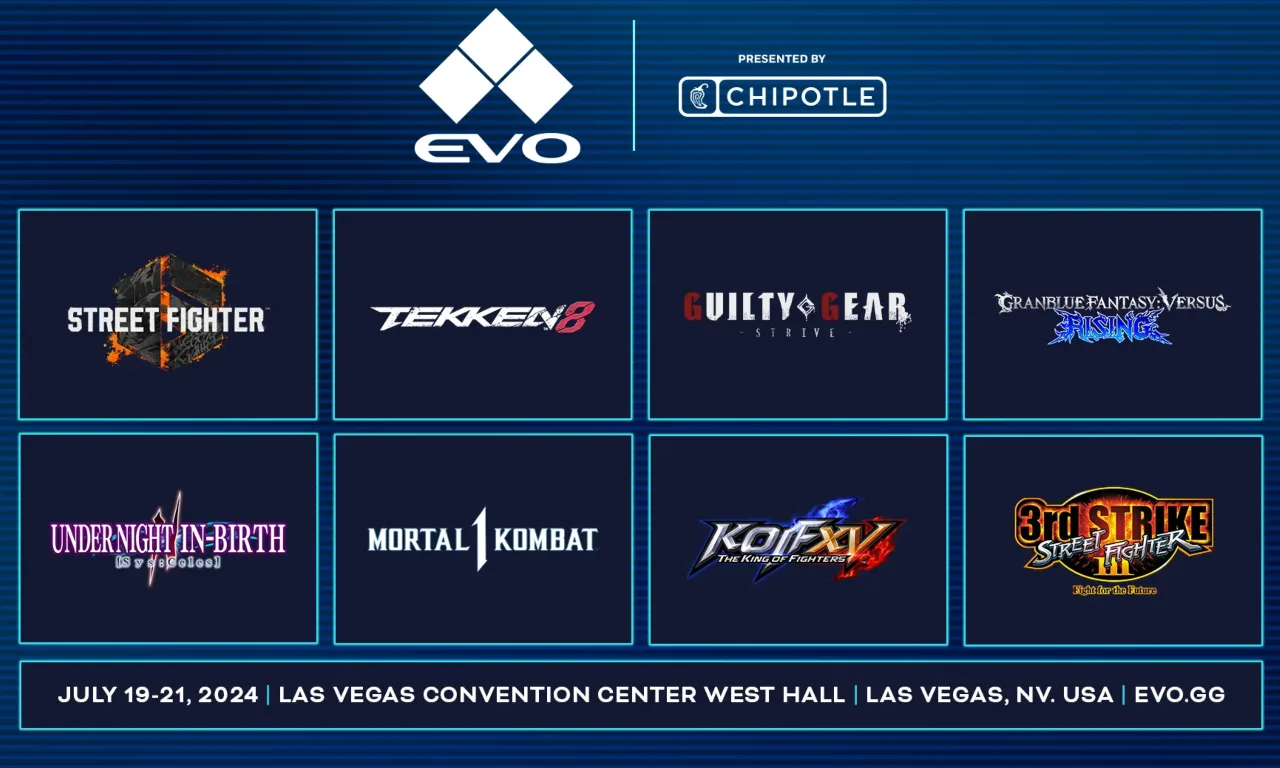 Evo 2024 Games Lineup Revealed Tekken 8 and Street Fighter 6 are the