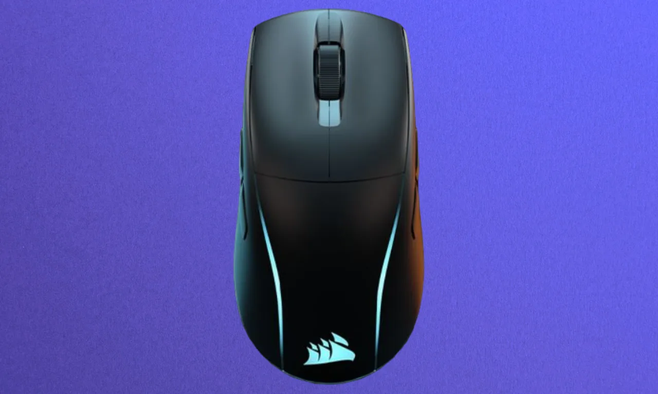 Front view of Corsair M75 Wireless