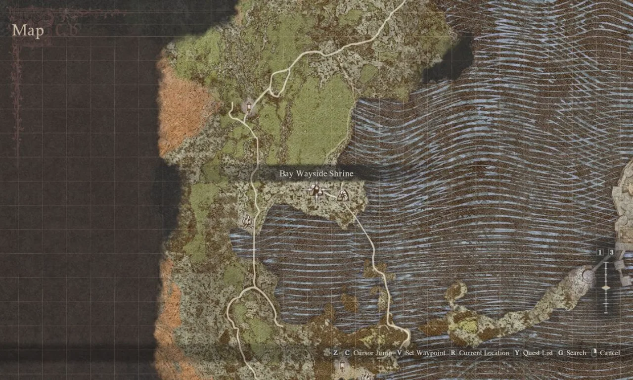 Bay Wayside Shrine Map Location