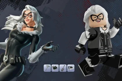 Fortnite Black Cat Skin with bundle items