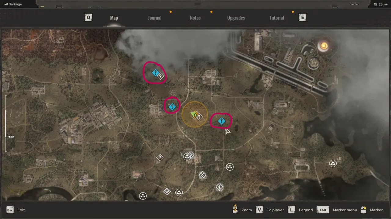 Stalker 2 All Budmo Stash Locations on the Map