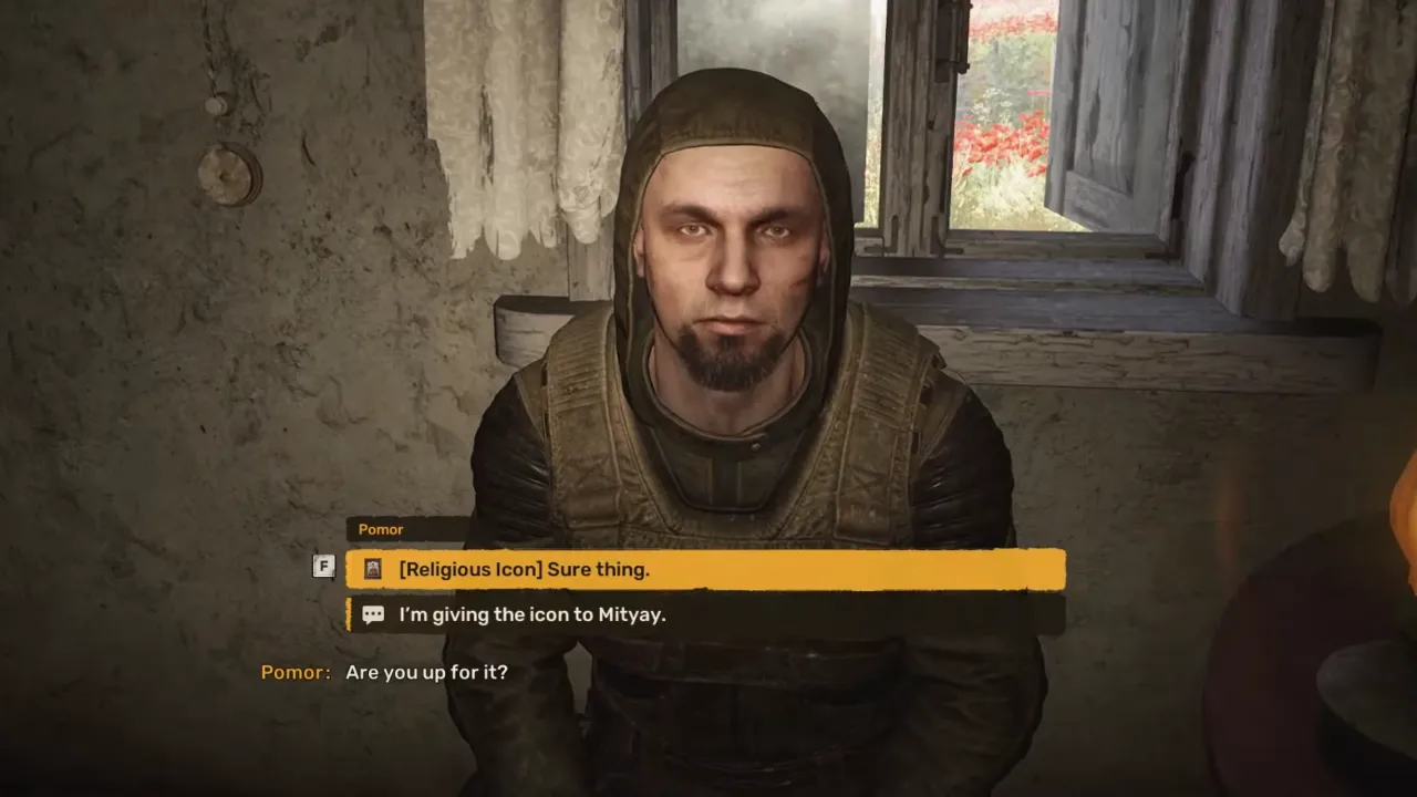 Choice to give icon to  Pomor in STALKER 2