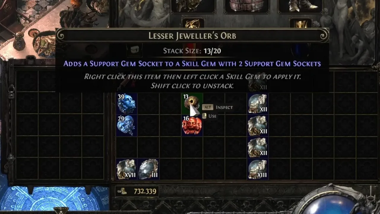 Path of Exile 2 (PoE 2) Lesser Jeweller’s Orb Stats