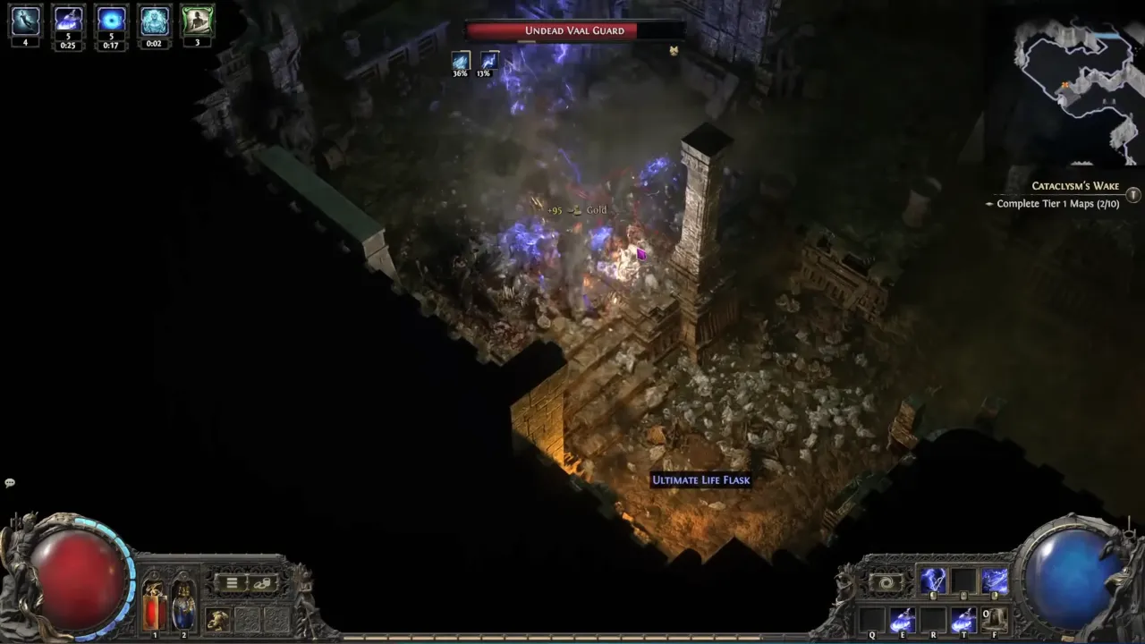 Path of Exile 2 Gold Farming by Killing Enemies and Bosses