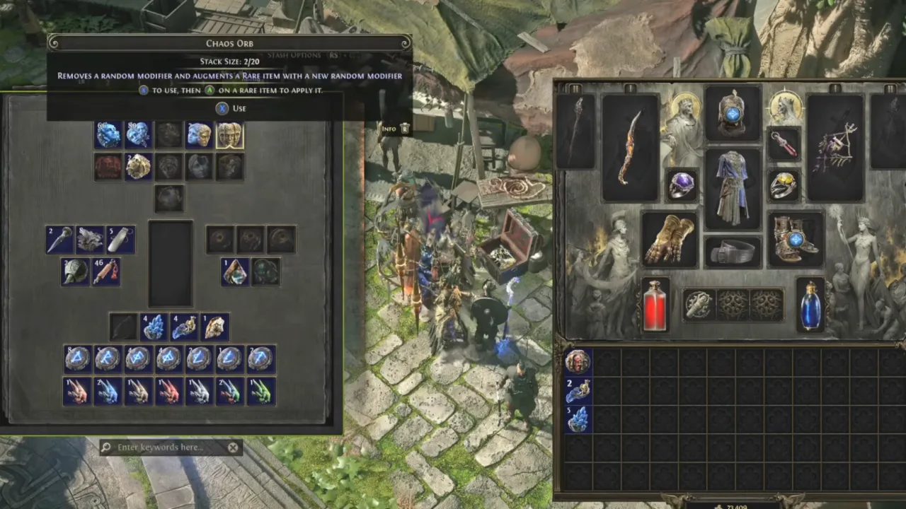 How to Reroll Gear in Path of Exile 2