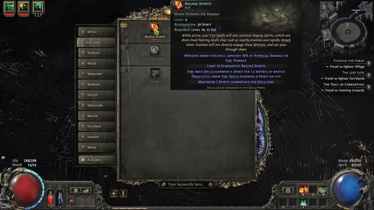 How to Use Raging Spirits in Path of Exile 2