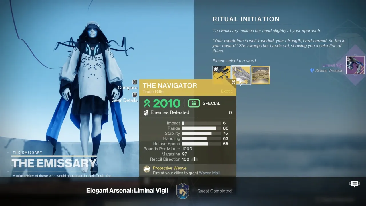 The Navigator Destiny 2