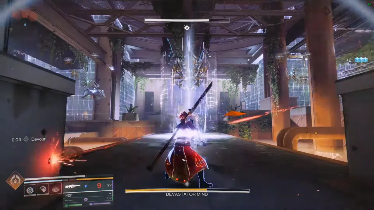 Destiny 2 The Edge of Fate Devastator Mind Boss Fight