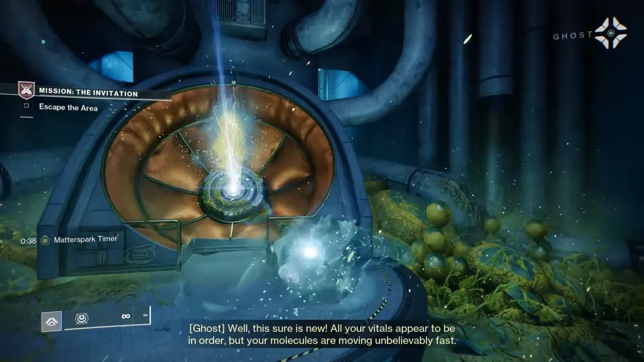 Unlocked and used the Matterspark ability in The Invitation Destiny 2 The Edge of Fate