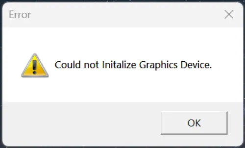 "Could not initialize graphics device" in LoL is one of its most annoying errors.