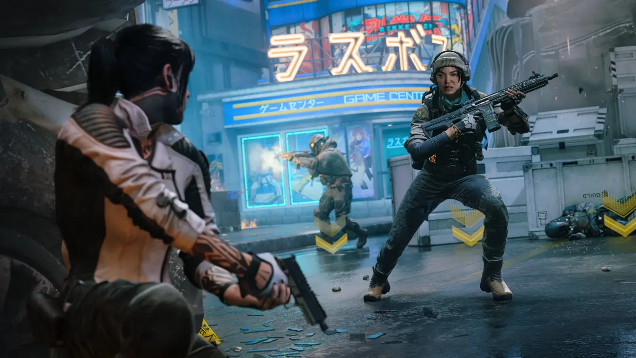 Black Ops 6 image showing three soldier with weapons in hands in different stances