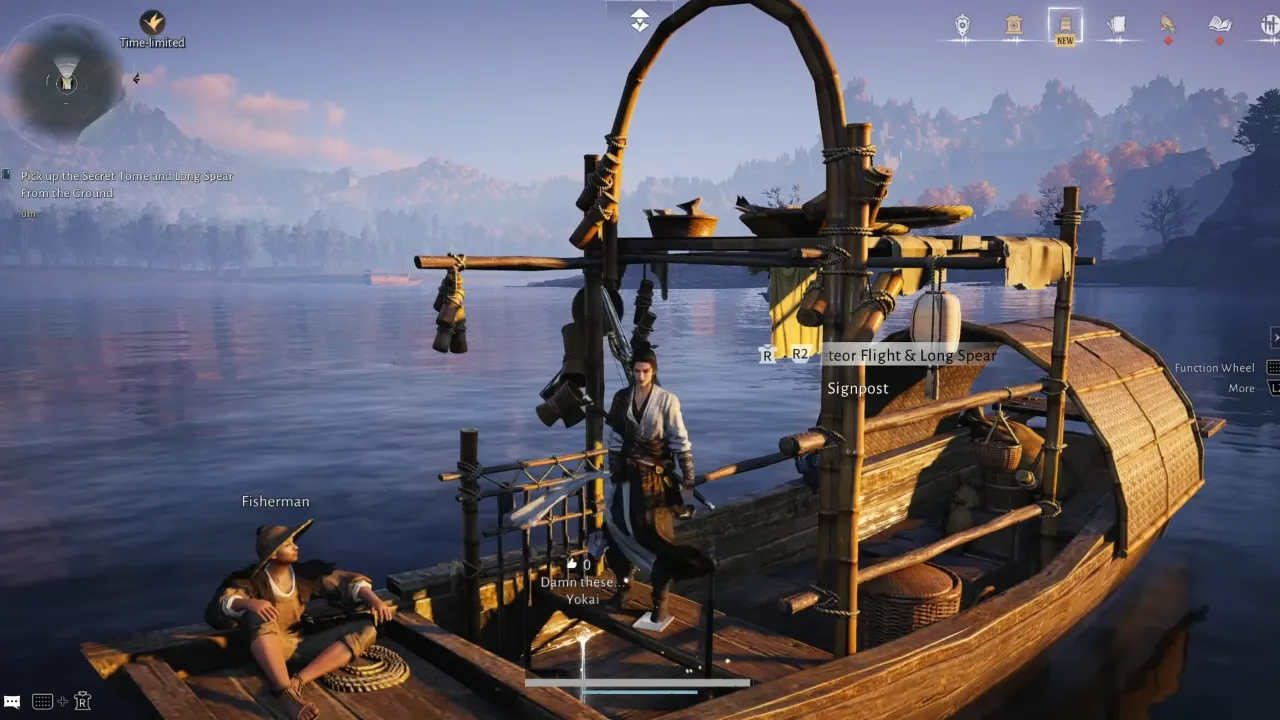 WWM - collecting Meteor Flight from boat