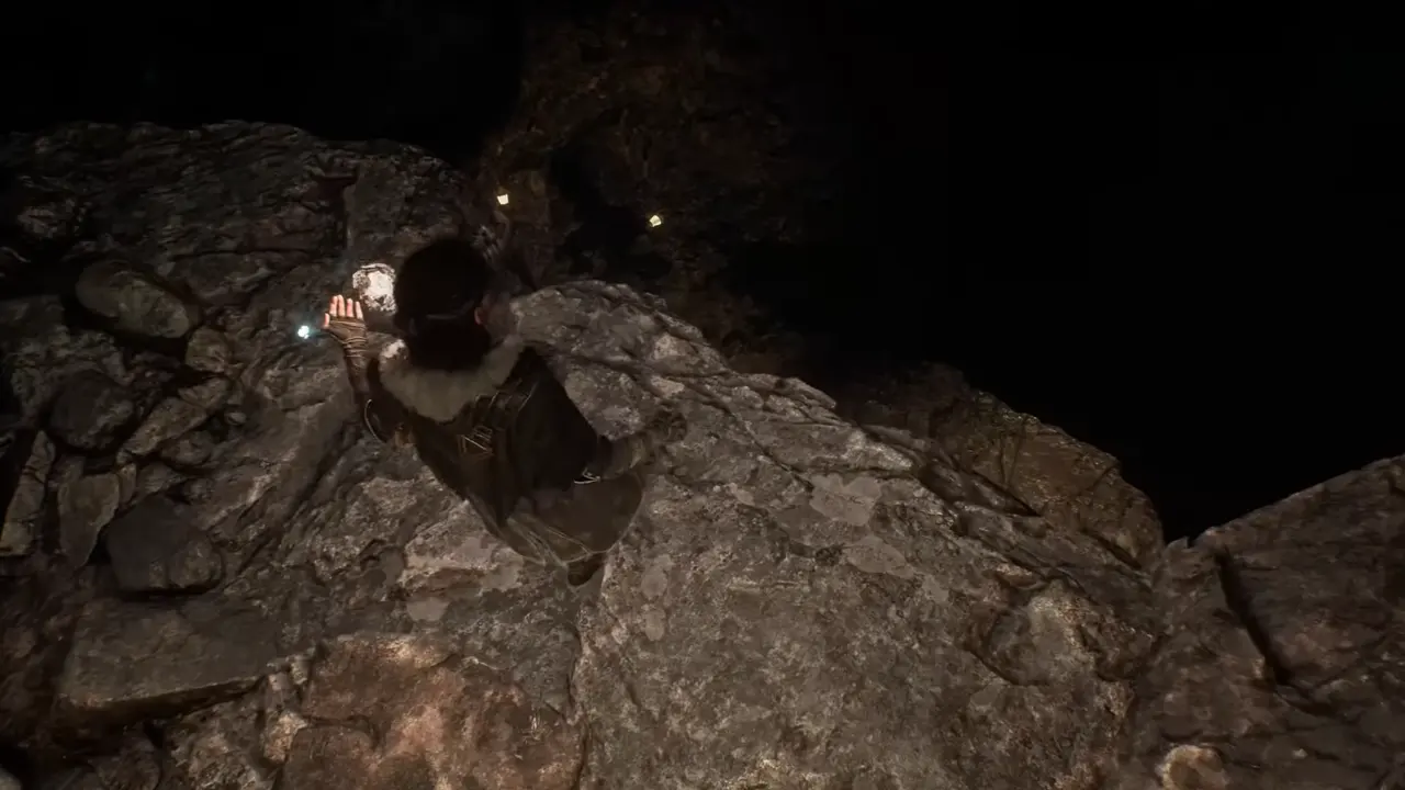 Cliff edge dropdown leading to Corderon weapon